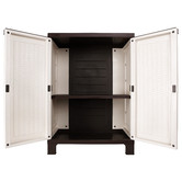 Living Fusion Beige Lena Outdoor Storage Cabinet