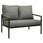 Living Fusion 2 Seater Lena Outdoor Sofa &amp; Side Table Set