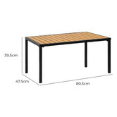 Living Fusion 2 Seater Lena Outdoor Sofa &amp; Side Table Set
