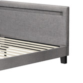 Living Fusion Lambeau Upholstered Bed Frame with LED