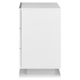 Living Fusion Galland 3 Drawer Bedside Table with LED