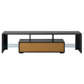 Living Fusion 180cm Galland 2 Drawer Entertainment Unit with LED Light