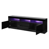 Living Fusion 180cm Galland 2 Drawer Entertainment Unit with LED.Light