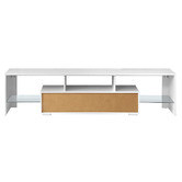 Living Fusion 180cm Galland 2 Drawer Entertainment Unit with LED Light