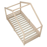 Living Fusion Kids' Yumi Pine Wood House Bed Single