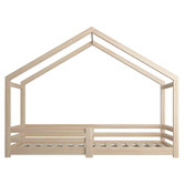 Living Fusion Kids' Yumi Pine Wood House Bed Single