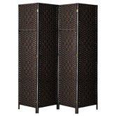 Living Fusion 4 Panel Shyla Pine Wood Room Divider