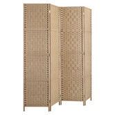 Living Fusion 4 Panel Shyla Pine Wood Room Divider