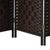 Living Fusion 6 Panel Shyla Pine Wood Room Divider