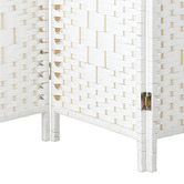 Living Fusion 4 Panel Shyla Pine Wood Room Divider