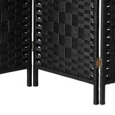 Living Fusion 4 Panel Shyla Pine Wood Room Divider