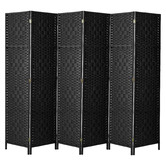 Living Fusion 6 Panel Shyla Pine Wood Room Divider
