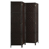 Living Fusion 4 Panel Shyla Pine Wood Room Divider