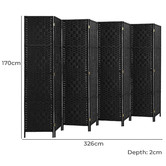 Living Fusion 8 Panel Shyla Pine Wood Room Divider