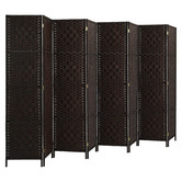Living Fusion 8 Panel Shyla Pine Wood Room Divider