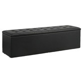 Living Fusion Zev Storage Ottoman Bench