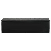 Living Fusion Zev Storage Ottoman Bench