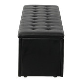 Living Fusion Zev Storage Ottoman Bench
