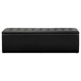 Living Fusion Zev Storage Ottoman Bench