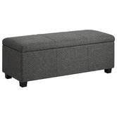Living Fusion Birch Storage Ottoman Bench
