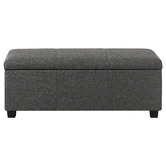 Living Fusion Birch Storage Ottoman Bench