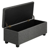 Living Fusion Birch Storage Ottoman Bench