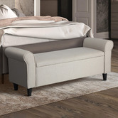 Living Fusion Imani Storage Ottoman Bench