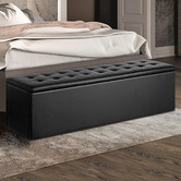 Living Fusion Zev Storage Ottoman Bench