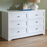 Living Fusion White Aurora 6 Drawer Chest