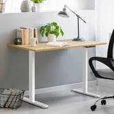 Living Fusion 63cm Osiris Single Motor Sit &amp; Stand Frame with USB &amp; Type-C Port