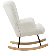 LivingFusion Priam Boucle Rocking Chair | Temple & Webster