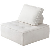 Living Fusion Theseus Boucle Adjustable Accent Chair