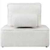 Living Fusion Theseus Boucle Adjustable Accent Chair