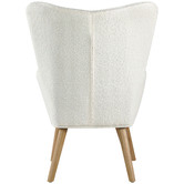 Living Fusion 2 Piece Leander Boucle Armchair &amp; Footstool Set