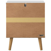 Living Fusion Aldan 2 Drawer Bedside Table