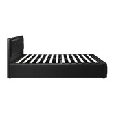 Living Fusion Black Audrey Gas Lift Storage Bed Frame