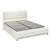 Living Fusion White Audrey Gas Lift Storage Bed Frame