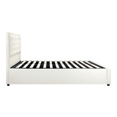 Living Fusion White Audrey Gas Lift Storage Bed Frame