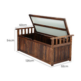 Living Fusion 2 Seater Karinna Outdoor Storage Bench