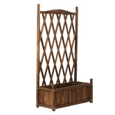 Living Fusion Monty Garden Bed with Trellis