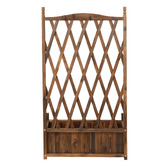 Living Fusion Monty Garden Bed with Trellis