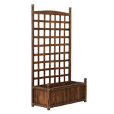 Living Fusion Klaus Garden Bed with Trellis