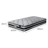 Living Fusion Cartman 7 Zone Spring Mattress