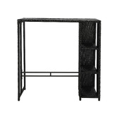 Living Fusion Pericles PE Rattan Outdoor Bar Table