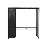 Living Fusion Pericles PE Rattan Outdoor Bar Table
