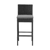 Living Fusion 70cm Ingomar PE Rattan Outdoor Barstools