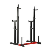 Living Fusion Black Adjustable Squat Rack