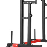 Living Fusion Black Adjustable Squat Rack