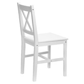 Living Fusion Alessa Pine Wood Dining Chairs