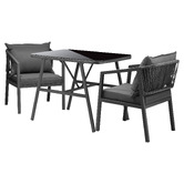 Living Fusion 2 Seater Chiara Outdoor Bistro Set